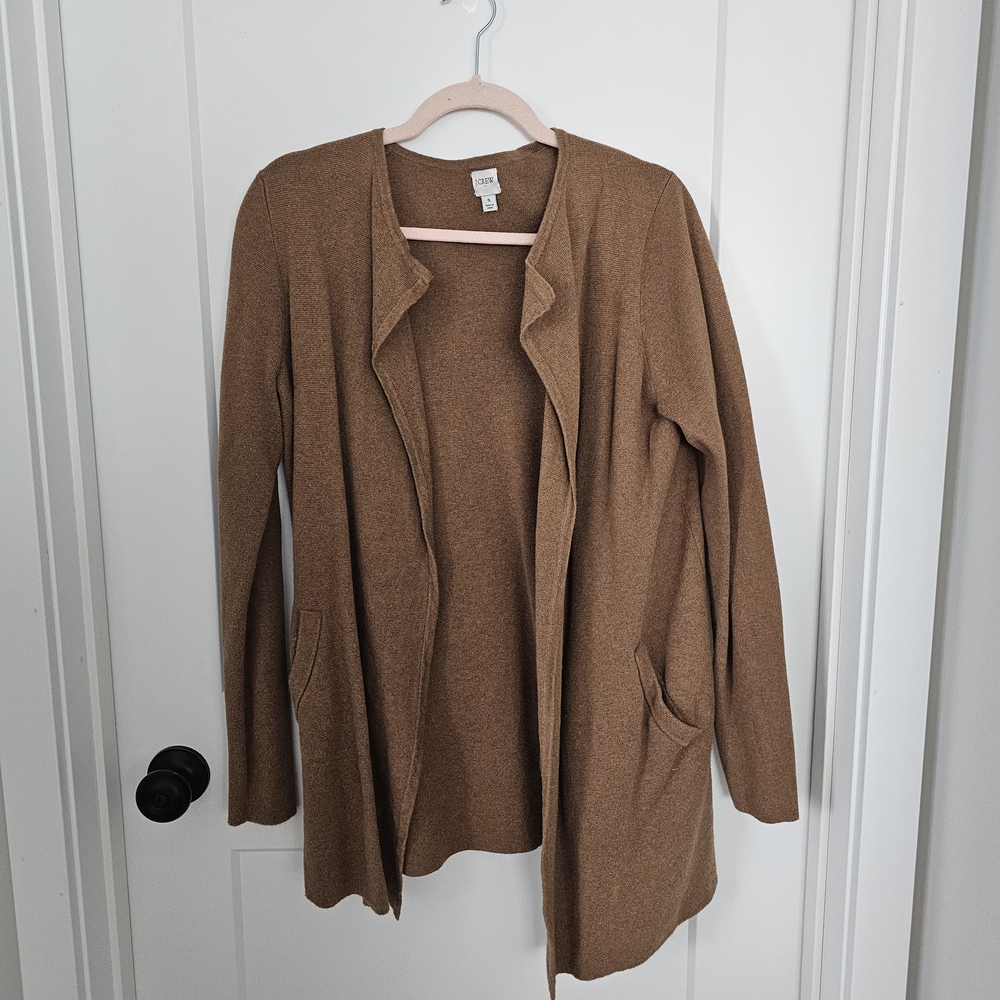 J. Crew Vanessa Cardigan in Camel